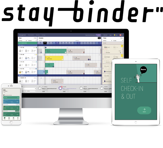 セルフチェックイン・IoTサービス『StayBinder』