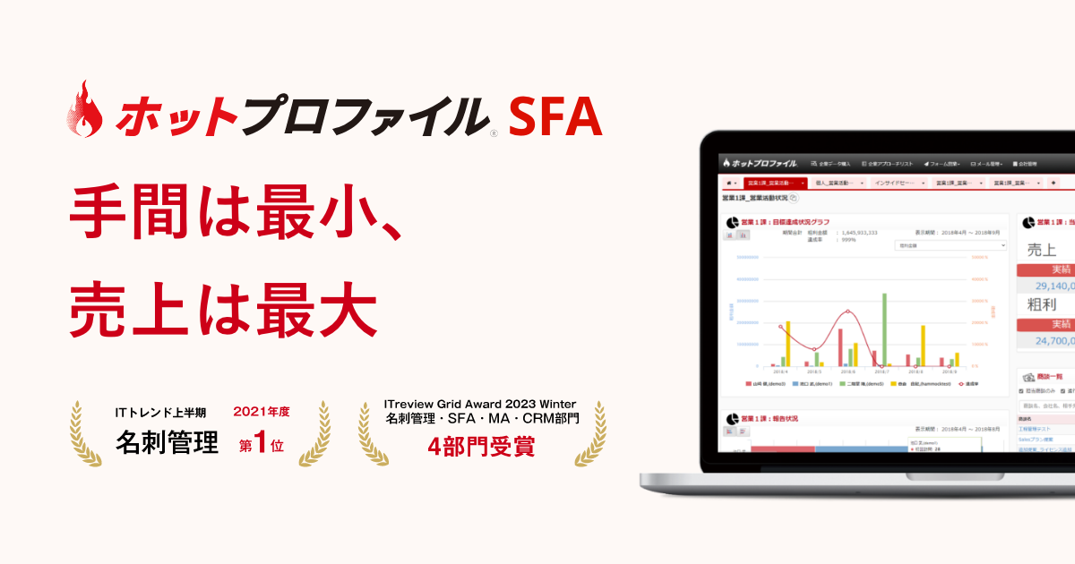 ホットプロファイル SFA
