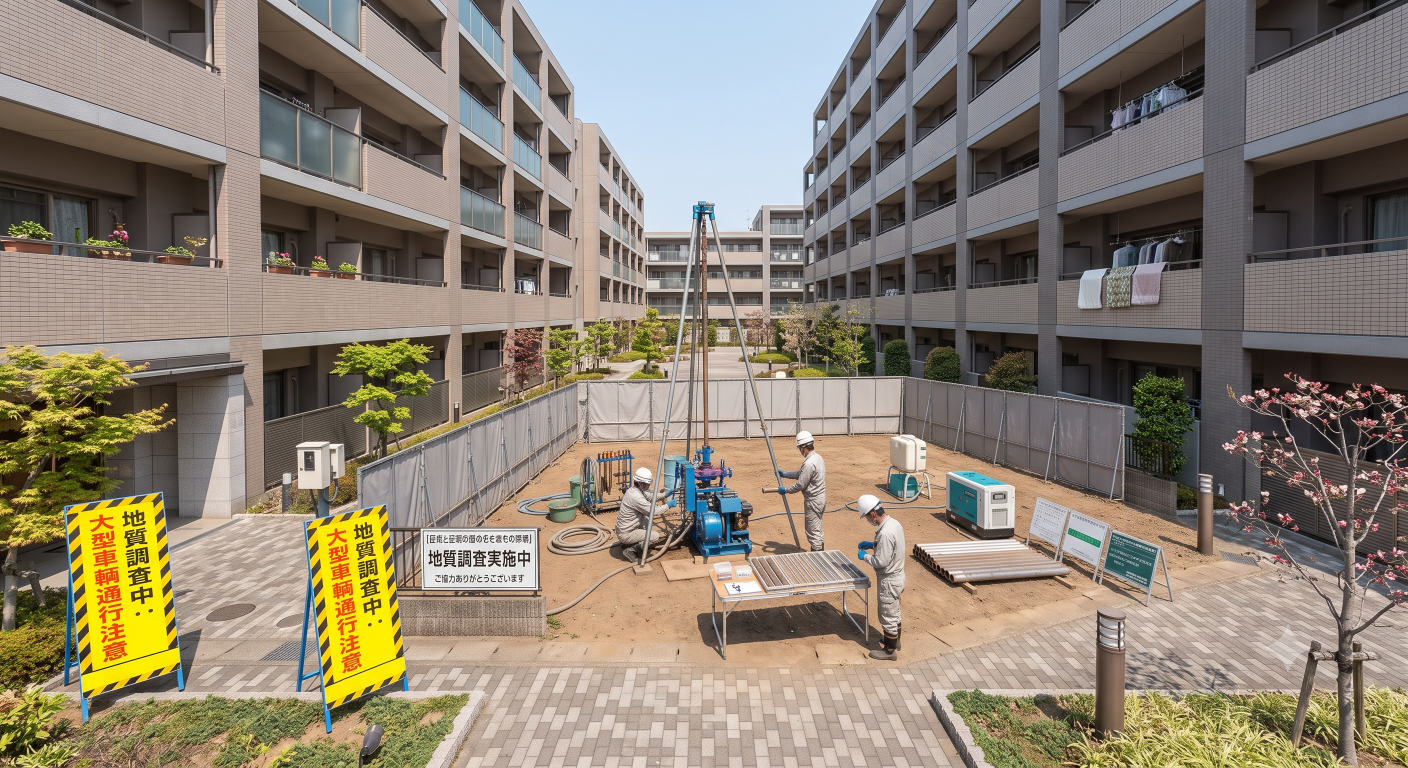 【不動産開発向け】盛土造成地の分譲建売住宅向け地盤調査