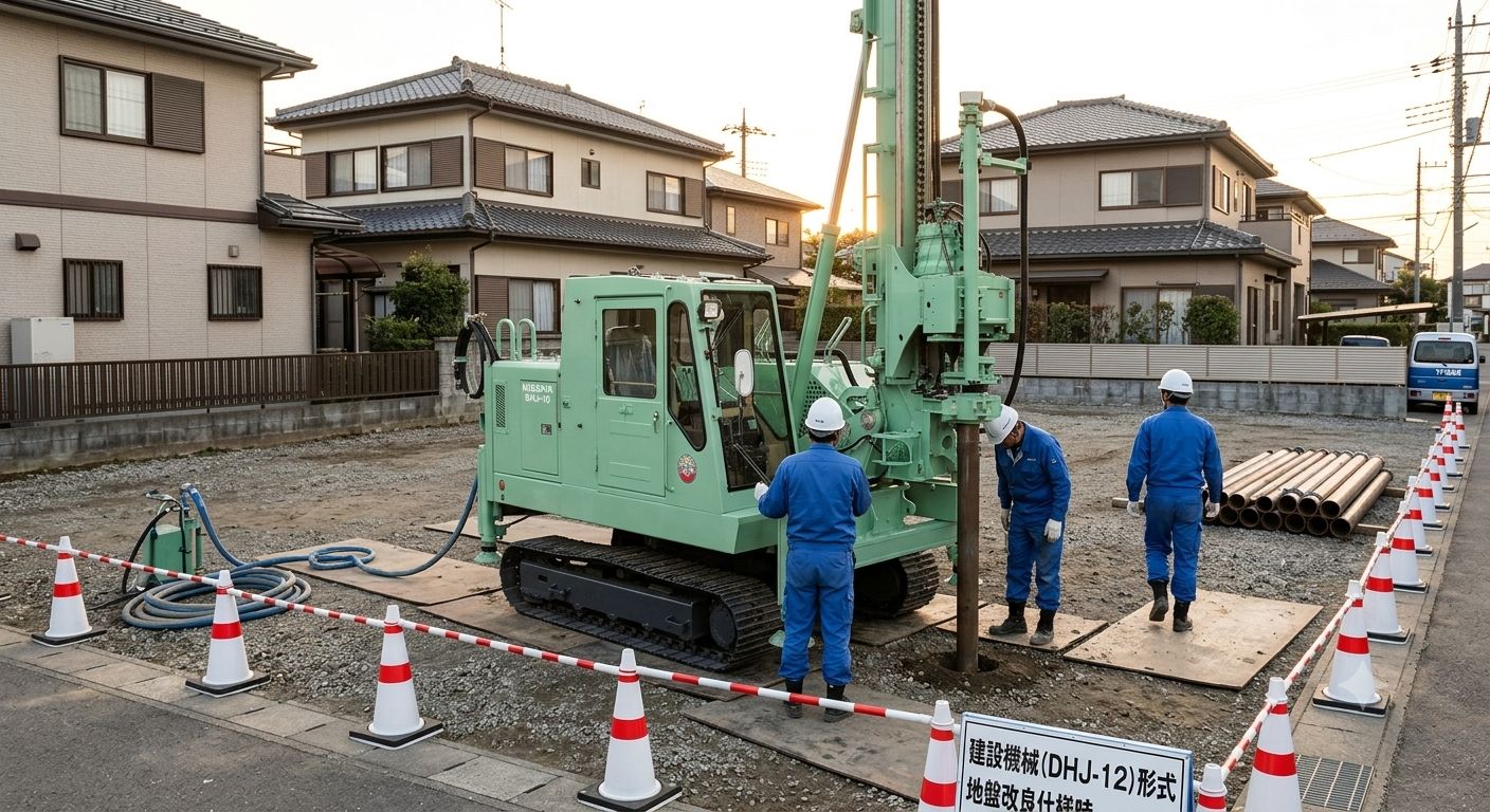 地盤補強工事｜中層建築や鉄骨構造物の杭配置を最適化するＳＭＤ工法