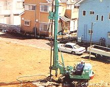 地盤補強工事|ジオコラム工法|ジオテック株式会社