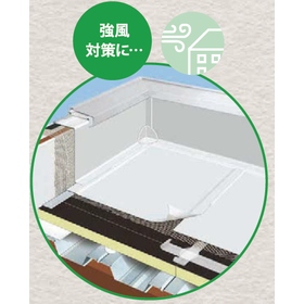 リベットルーフ防水新LCS工法 GF接着仕様