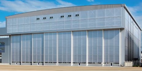 【航空機格納庫向け】大型開口部の特殊扉・大型扉