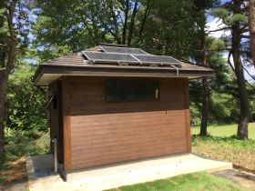 電気の引けない場所に　オフグリッド太陽光システム（自立型太陽光)