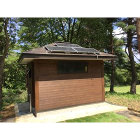 電気の引けない場所に　オフグリッド太陽光システム（自立型太陽光)