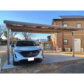 To a carport that "uses" power generation.