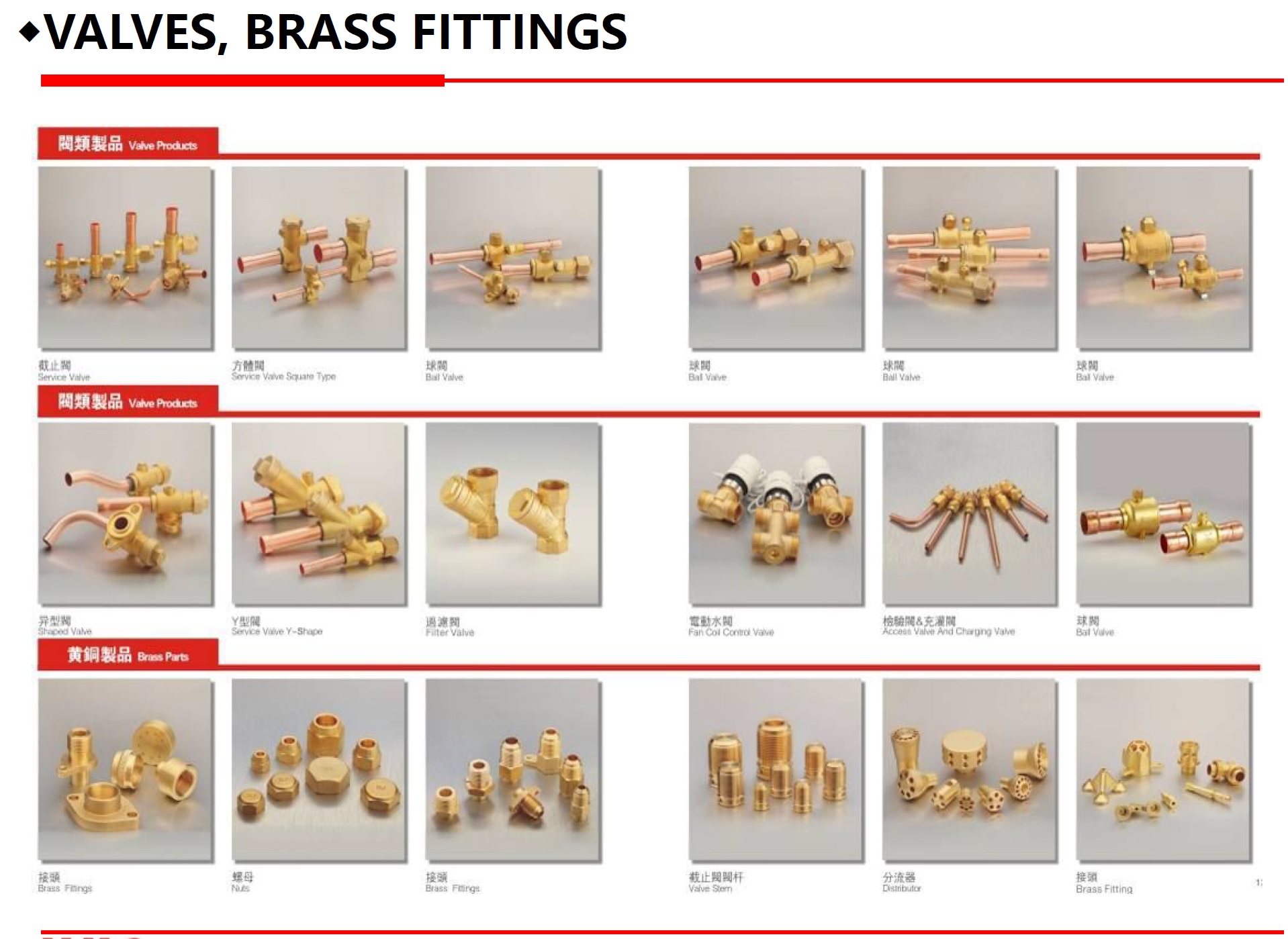 真鍮・銅配管用部品