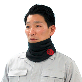 アゼアス　難燃防護服 鐵火Ⓡ　難燃ネックウォーマー　背面スナップ 製品画像
