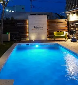 冬でも楽しめるマジラインプール