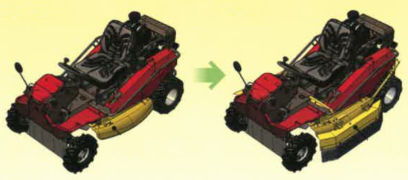 家族のまさお専用オプション『石飛防止3面ガード』