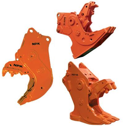 建機アタッチメント 小割圧砕機 Gシリーズ 日本ニューマチック工業