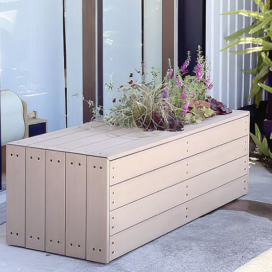 バス停&ベンチプランター　BB-D3 植栽一体型ベンチ『プランターベンチシリーズ』 風憩セコロ