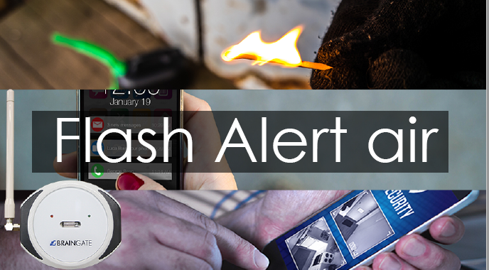 火災検知ソリューション『Flash Alert air』