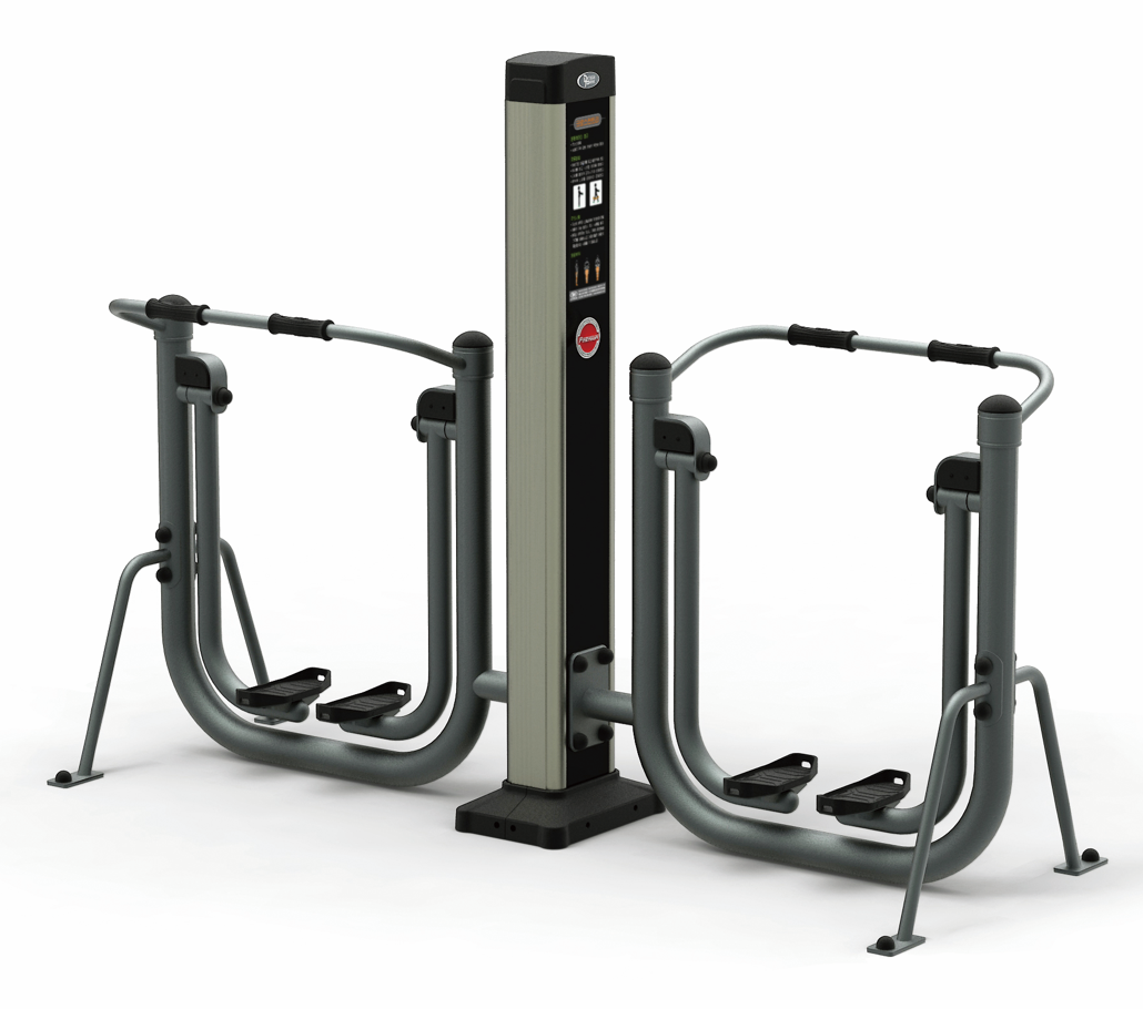 屋外フィットネスマシン　クロスカントリー