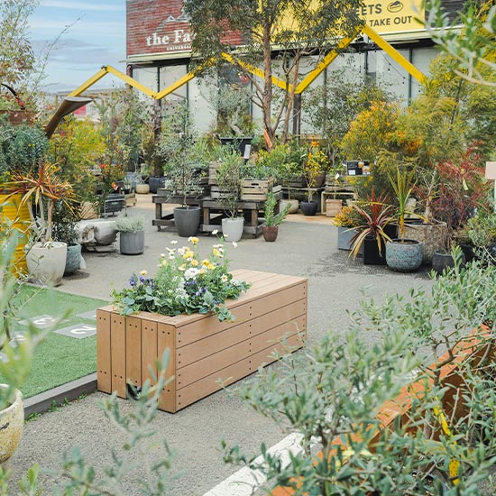 2024年-新製品】プランター付きベンチ『ハコプラベン』 風憩セコロ