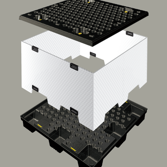 【食品製造業向け】大型コンテナボックス「デカボ」：衛生管理に貢献