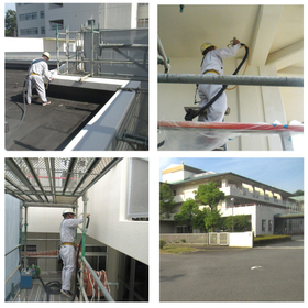 This is a case study of photocatalytic coating on the exterior walls of a special nursing home for the elderly (anti-dirt measures).