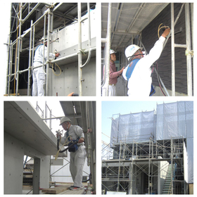 戸建住宅の外装の光触媒施工事例(防汚対策)です