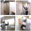 オフィスのトイレの光触媒・ガラスコート施工事例（防汚・消臭）です