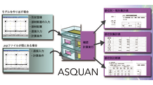 グリッドフリー軸形状躯体数量計算プログラム『ASQUAN』