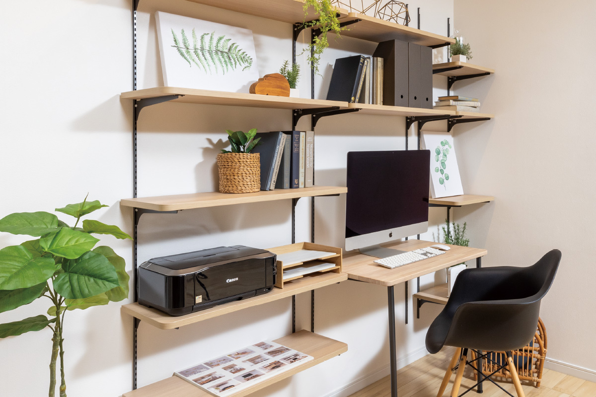 アームハング棚柱SS デスク天板・デスク脚 | 南海プライウッド