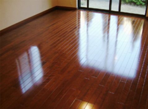 フローリング床のコーティング剤「NANOVコート FL」