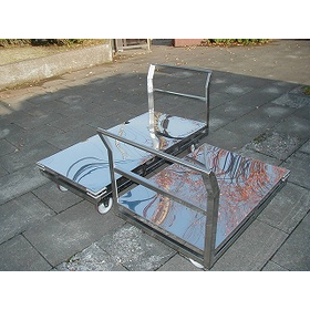 All stainless steel cart