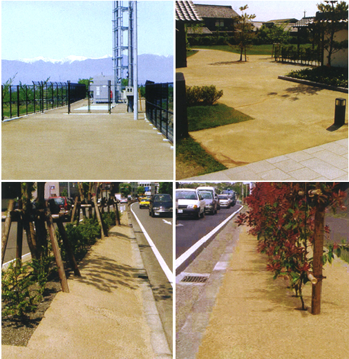 防草・保水等に効果を発揮する土『エコクリーンソイル』