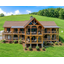 Dovetail log house (store, facility, office, residence)