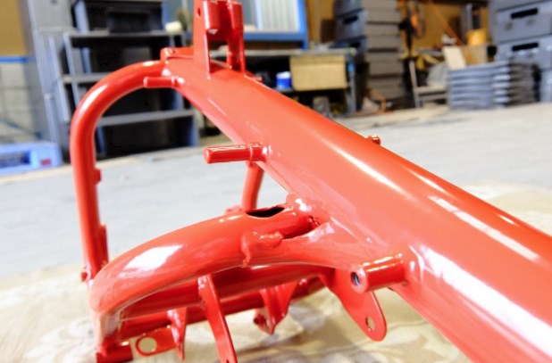 製作事例／バイクフレーム（モンキー）