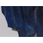 Indigo-dyed leather