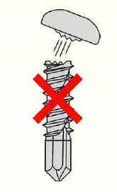 インパクトドライバー対応ドリルねじ【頭飛びの心配不要！】