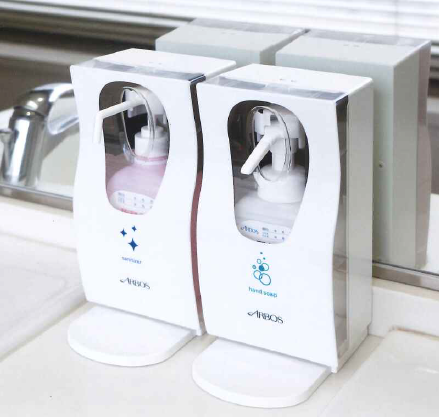 ノータッチで消毒剤・ハンドソープが使える『オートディスペンサー』