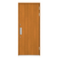 Residential wooden fireproof entrance door