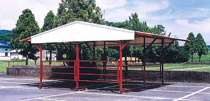 簡易キット牛舎