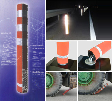 高視認性車線分離標　「イーポスト」