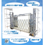 The power supply is single-phase 200V, and it's an easy-to-install construction elevator for temporary scaffolding!