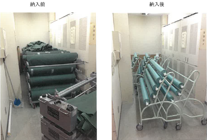 【シートン納入例】サンスクエア境様 3階大ホール倉庫