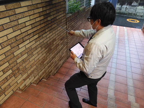 導入事例：劣化調査図の作成に活用