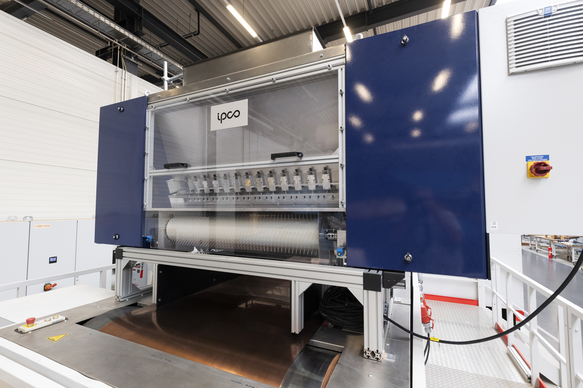 ドライ式散布システム