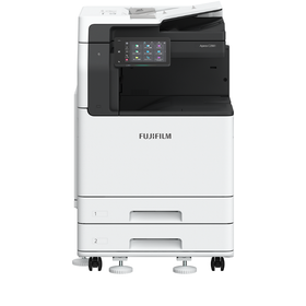 A3 color multifunction printer equipped with dual paper trays.