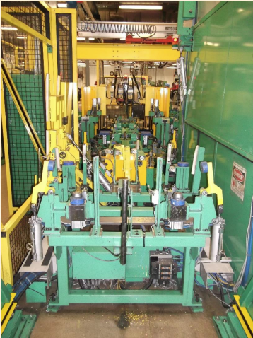 【ブッシュ圧入・ネジ締め・検査を1つの工程で】自動圧入組立ライン