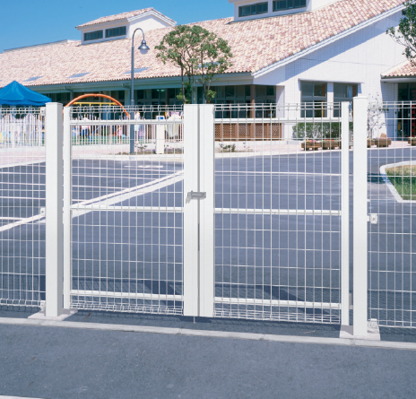 ユメッシュR型門扉【アルミ角型門柱・丸型門柱】