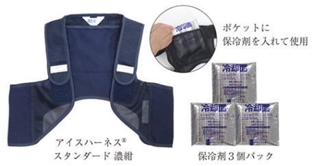 熱中症対策・冷却ベスト『ICE・H（アイスハーネス）』