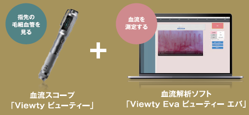 血流解析  ソフト『Viewty Eva（ビューティー エバ）』