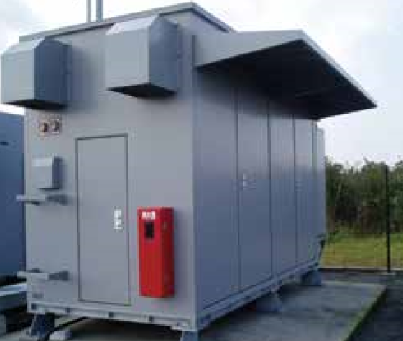 通信設備用 屋外型電磁波シールドシェルター