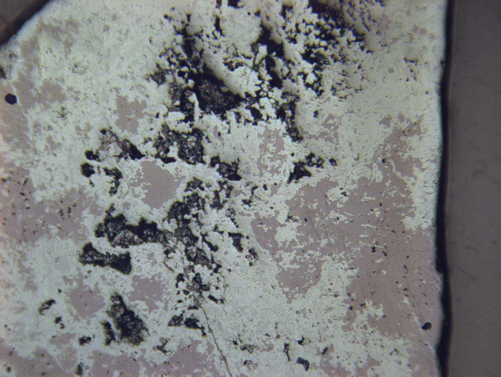 反射顕微鏡による鉱石鉱物の観察