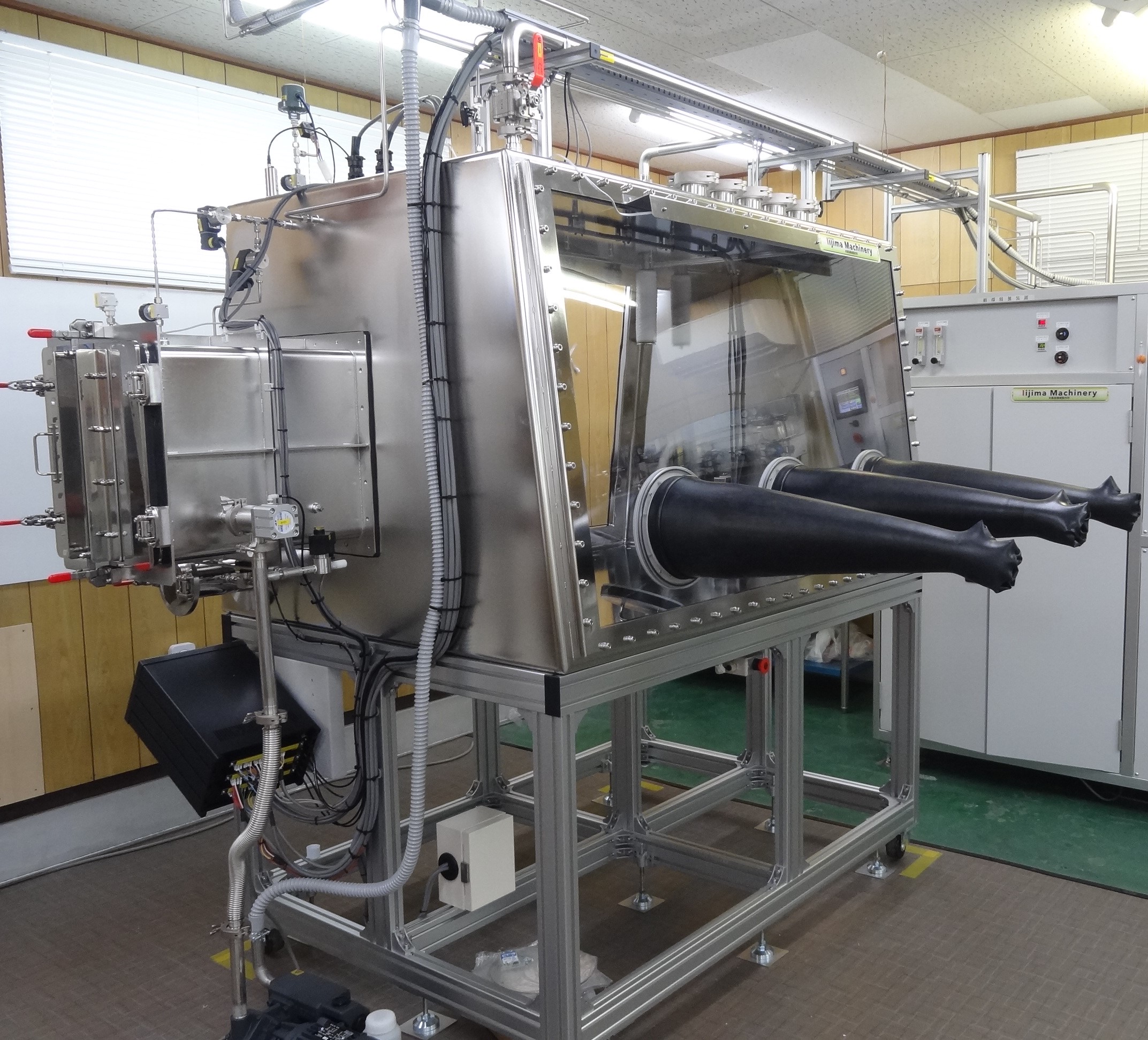 電機機器「ガス循環精製装置＆グローブボックス」