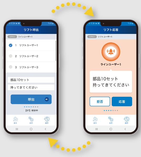 呼出・指示アプリ『YobeLU』