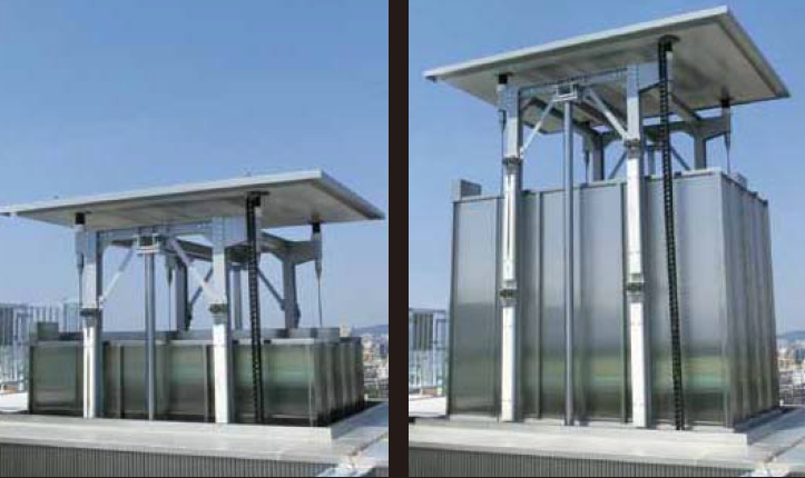 ヘリポート用エレベータ『ボンドエレベータ』